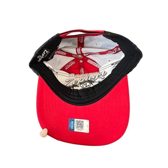 NWT University of Wisconsin Badgers Zephyr Womens Adjustable Logo Cap Big 10 Hat - Picture 4 of 5